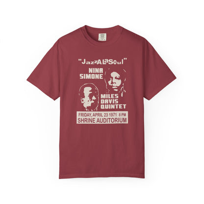 Nina Simone & Miles Davis at the Shrine Unisex T-Shirt