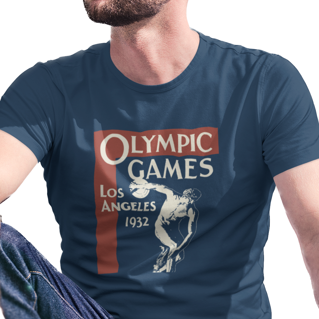 T-shirt with Olympic Games Los Angeles 1932 graphic.