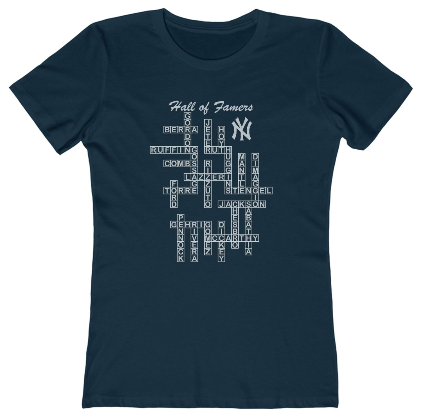 Yankees Hall of Fame Crossword T-Shirt