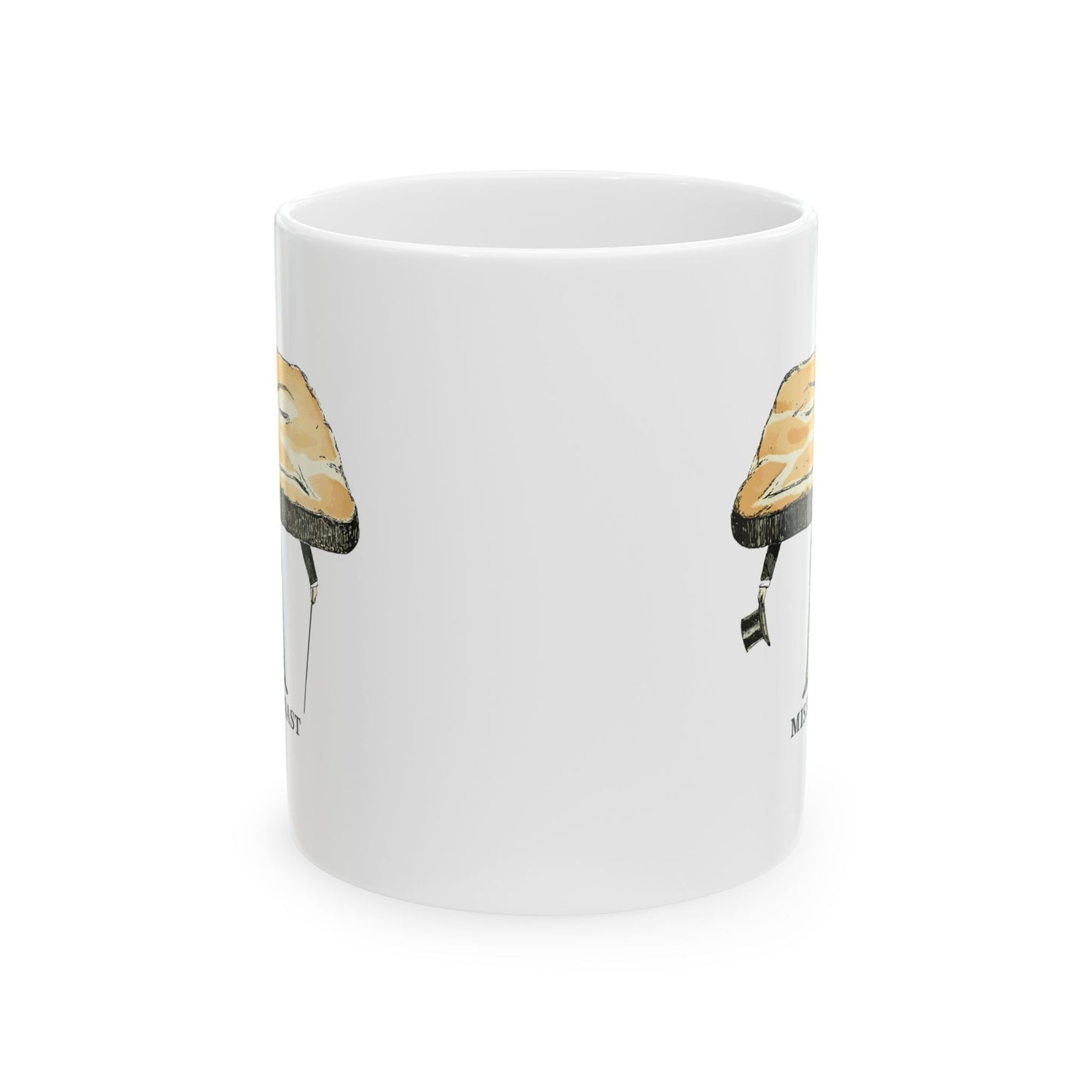 Mister Toast Coffee Mug, Ceramic 11oz