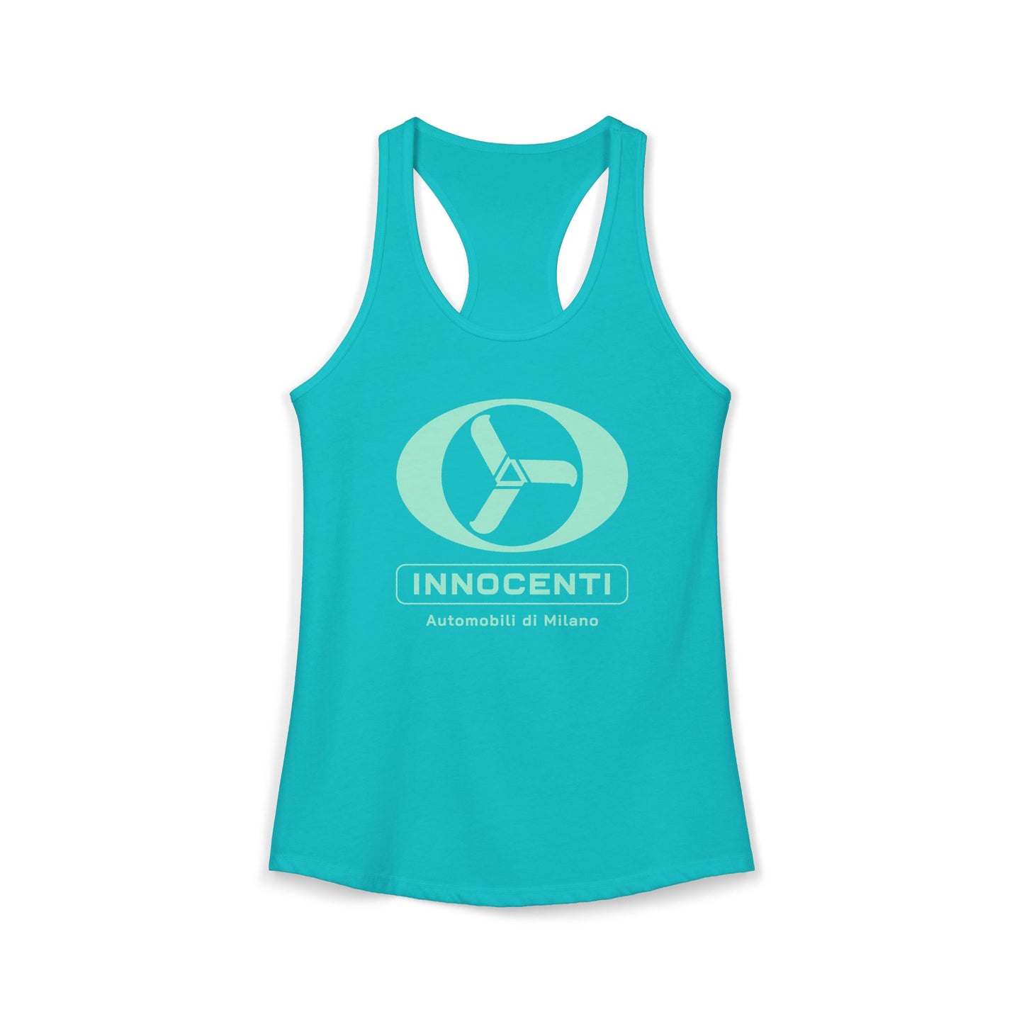 Innocenti Tank Top Classic Italian Car Women's Racerback