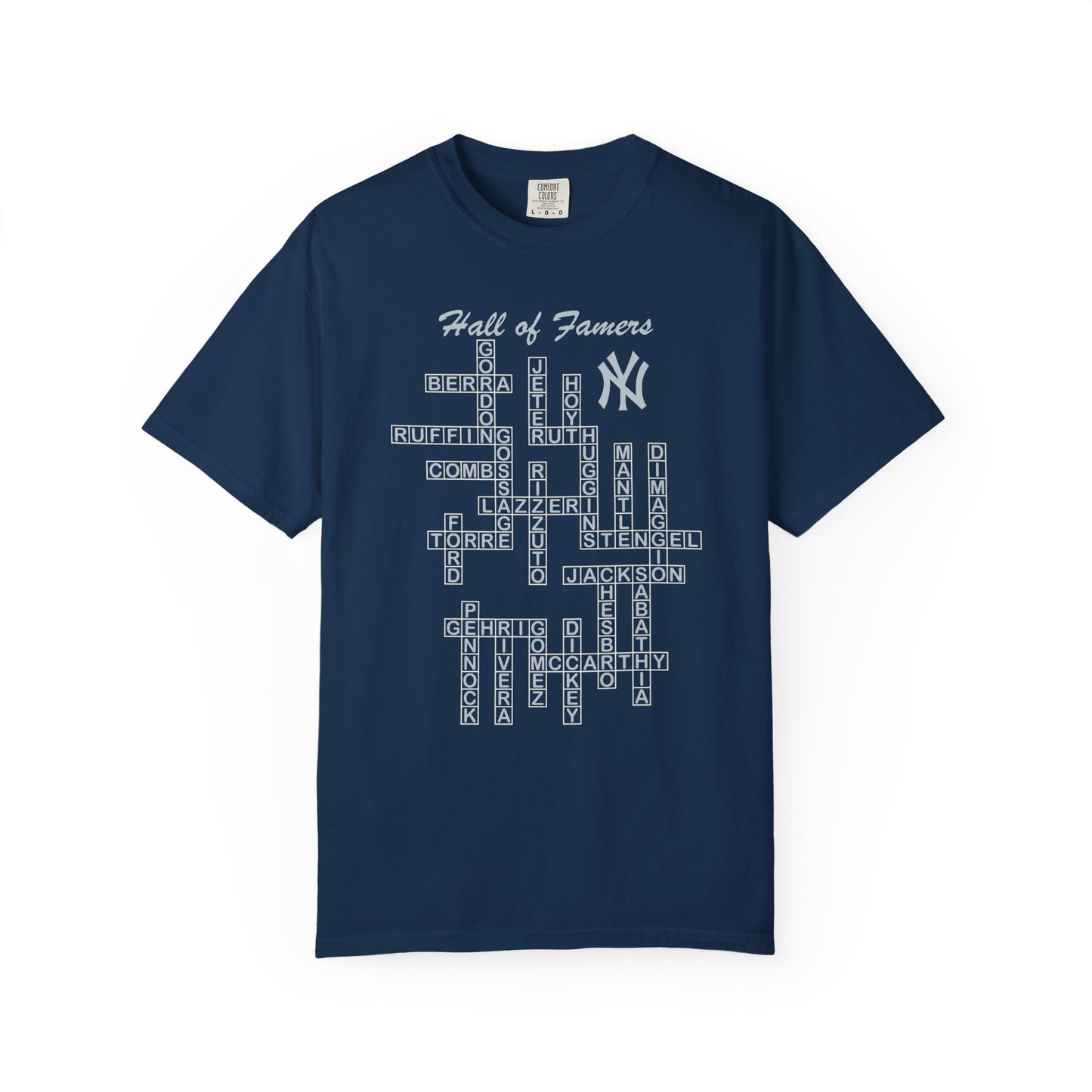 NY Yankees Hall of Famers Crossword Unisex T-Shirt