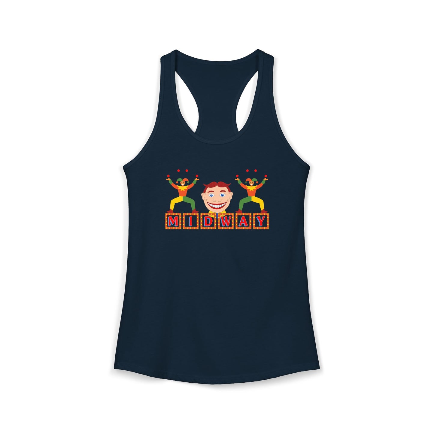 Carnival Midway Tank Top Women's Racerback