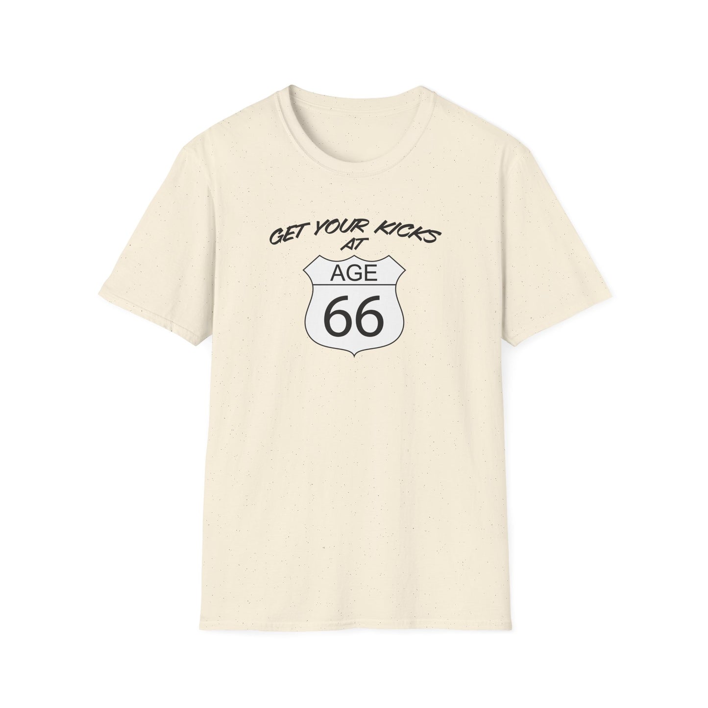Get Your Kicks at Age 66 Unisex T-Shirt