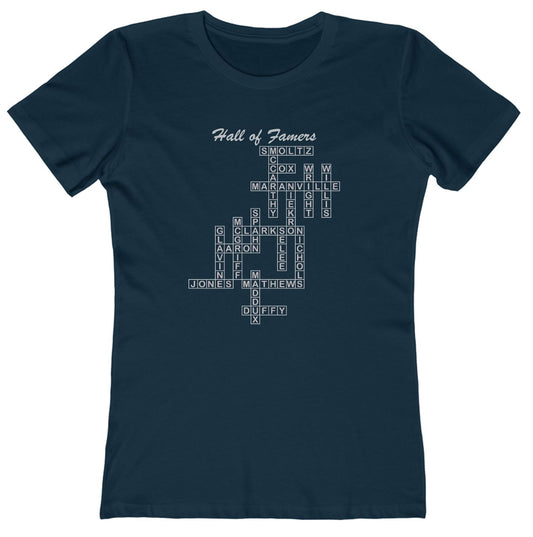 Braves Hall of Famers Crossword Women's Tee