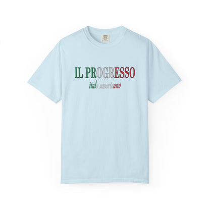 Il Progresso T-Shirt Italian Newspaper Unisex Tee