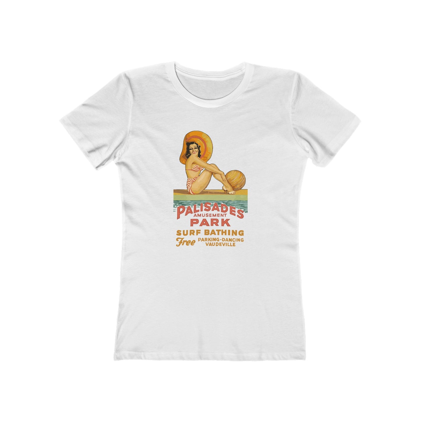 Palisades Amusement Park T-Shirt, New Jersey Tee Women's
