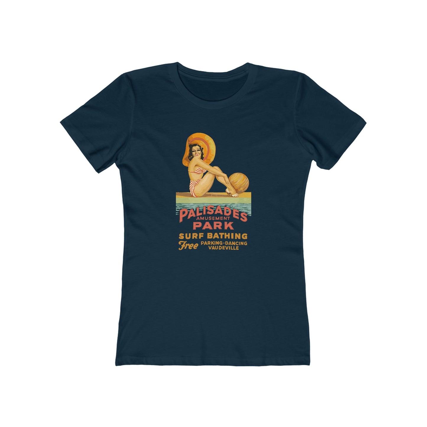 Palisades Amusement Park T-Shirt, New Jersey Tee Women's