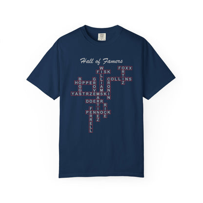 Boston Red Sox Hall of Famers Crossword Unisex T-Shirt