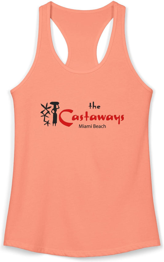 Tank top with 'The Castaways Miami Beach' logo 