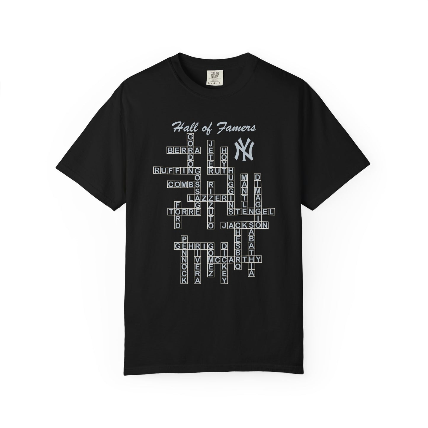 NY Yankees Hall of Famers Crossword Unisex T-Shirt