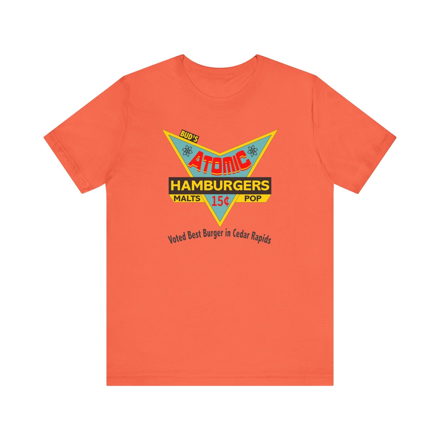 Atomic Hamburger Retro Sign Unisex T-Shirt