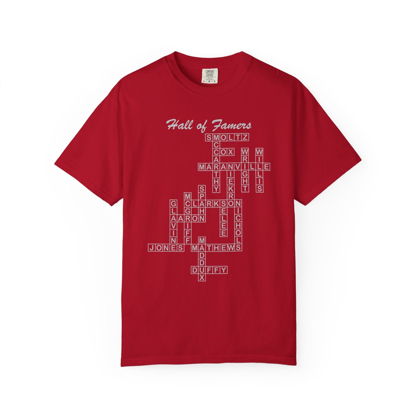 Braves Hall of Famers Crossword Unisex Tee