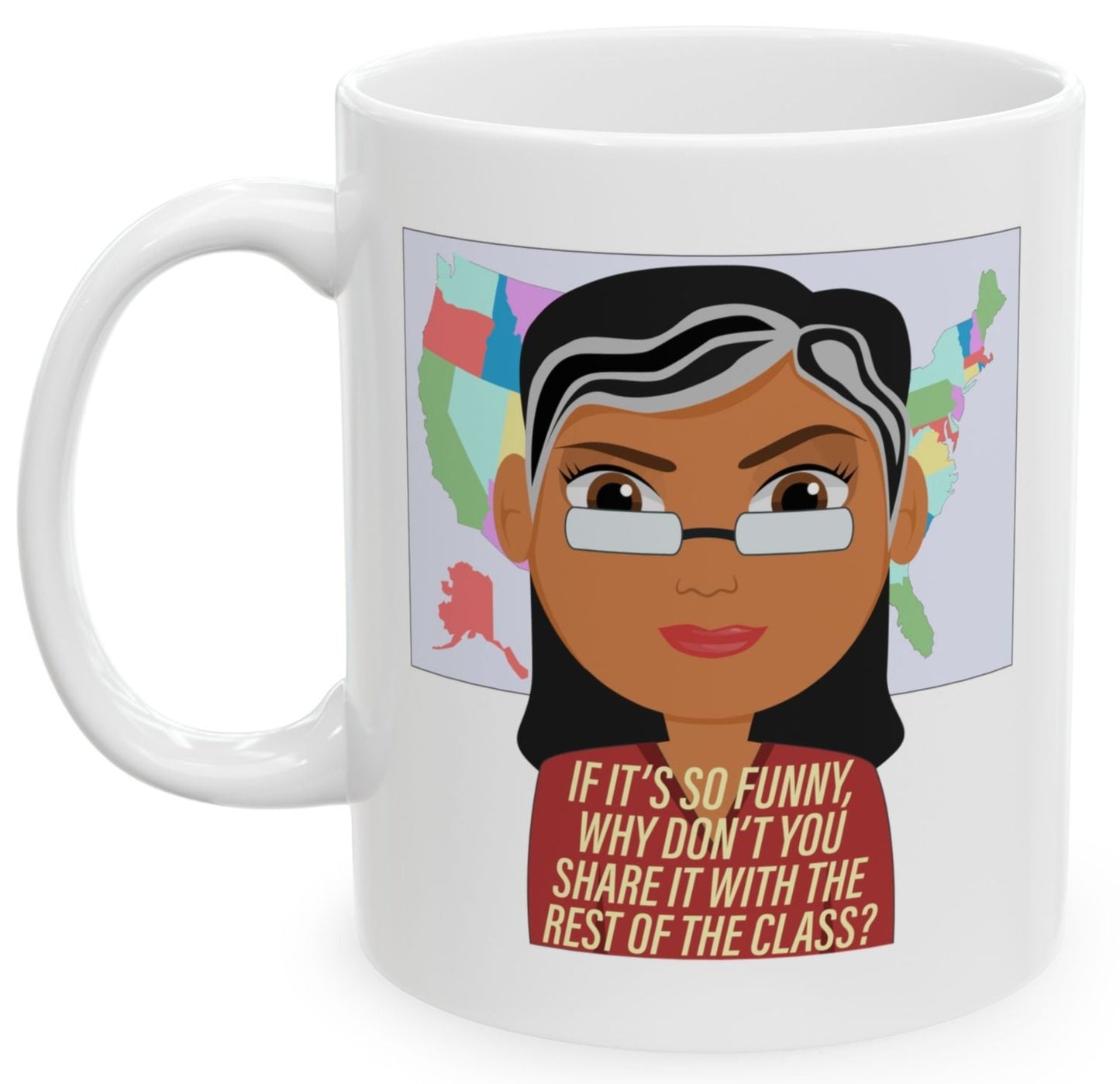 Funny teacher coffee mug