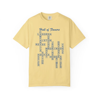 Dodgers Hall of Famers Crossword Unisex T-Shirt