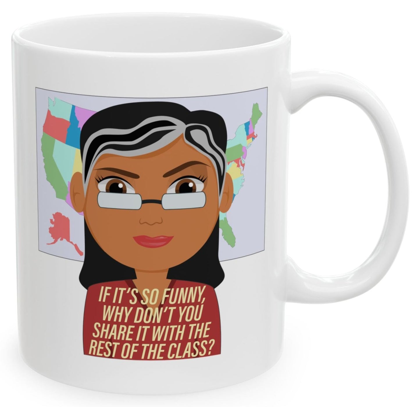 Funny teacher coffee mug