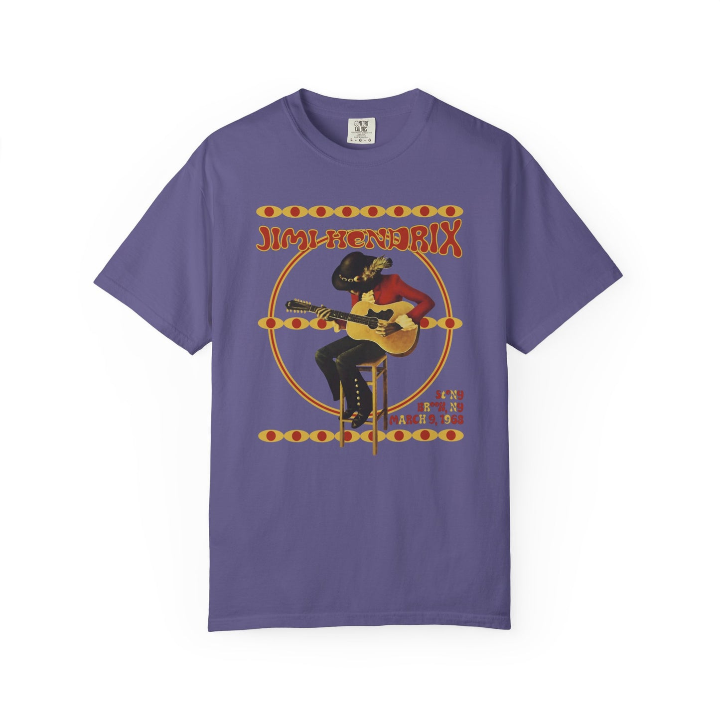 Jimi Hendrix at Stony Brook Unisex T-Shirt