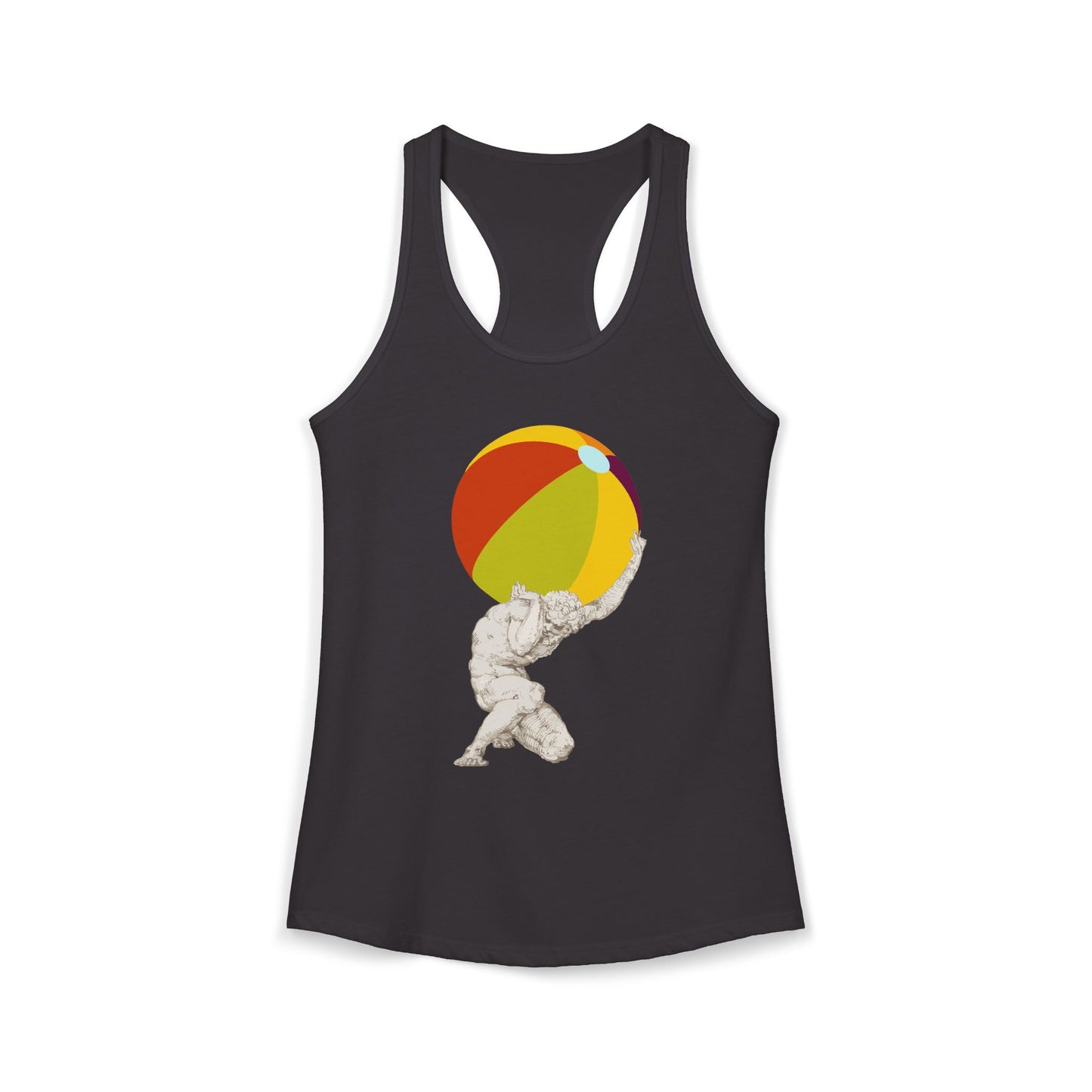 Atlas at the Beach Women's Racerback Tank