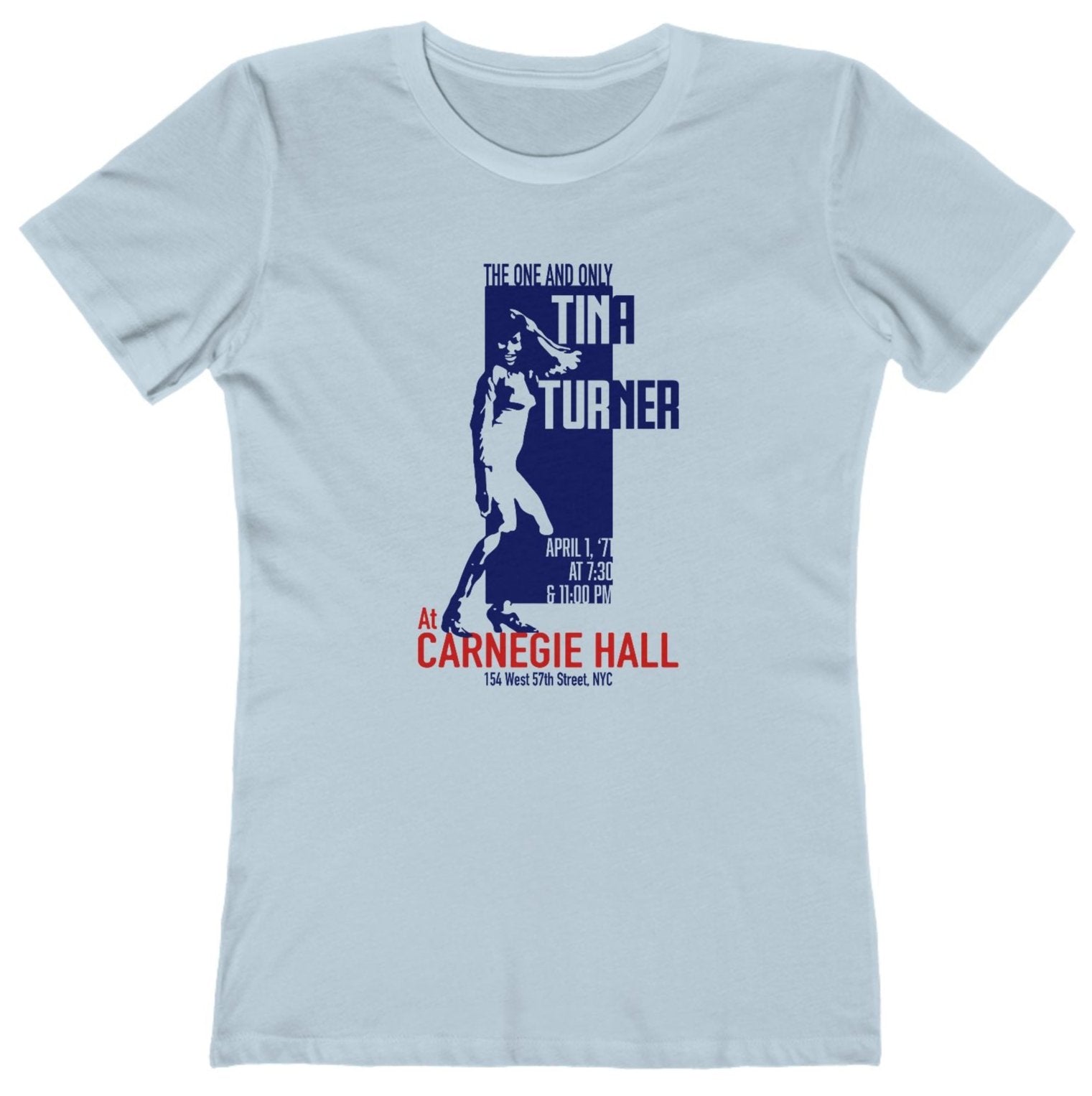 Tina Turner Carnegie Hall t shirt