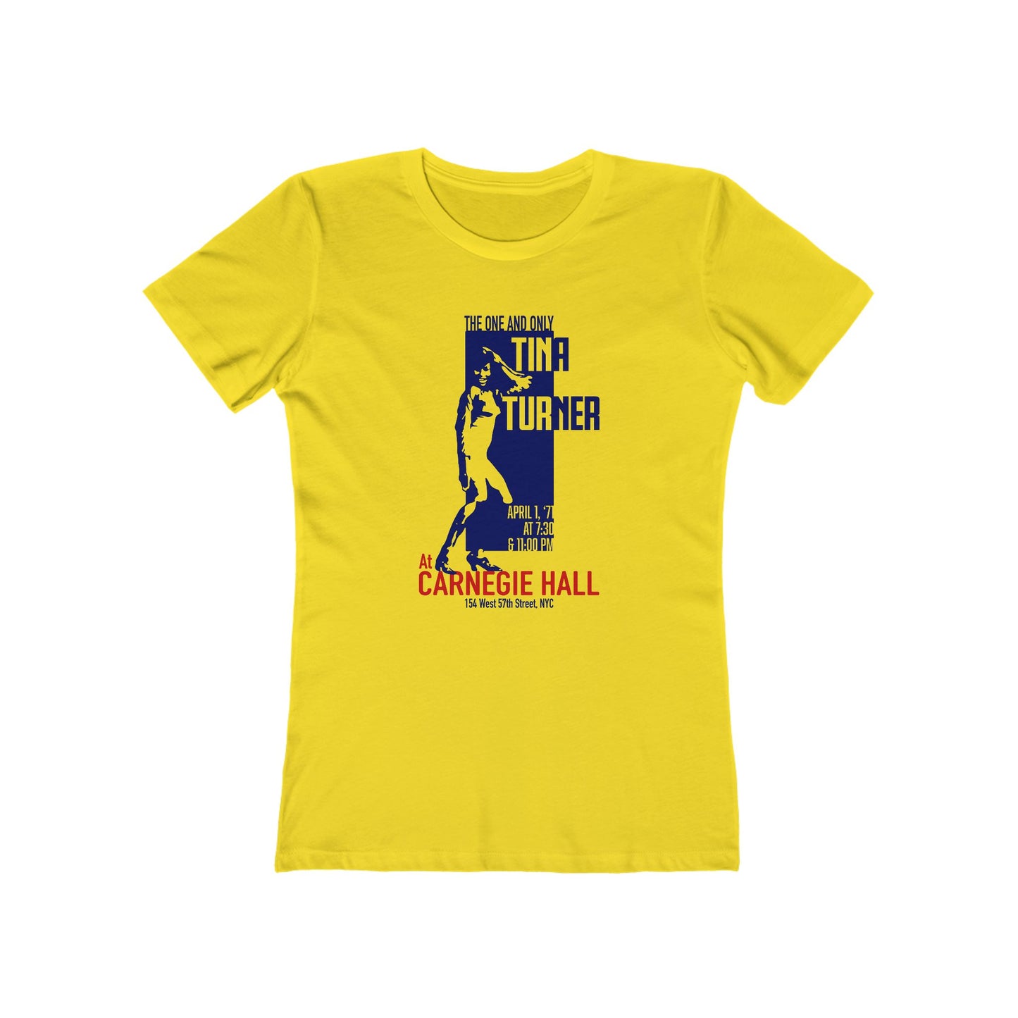 Tina Turner at Carnegie Hall - Women's T-Shirt