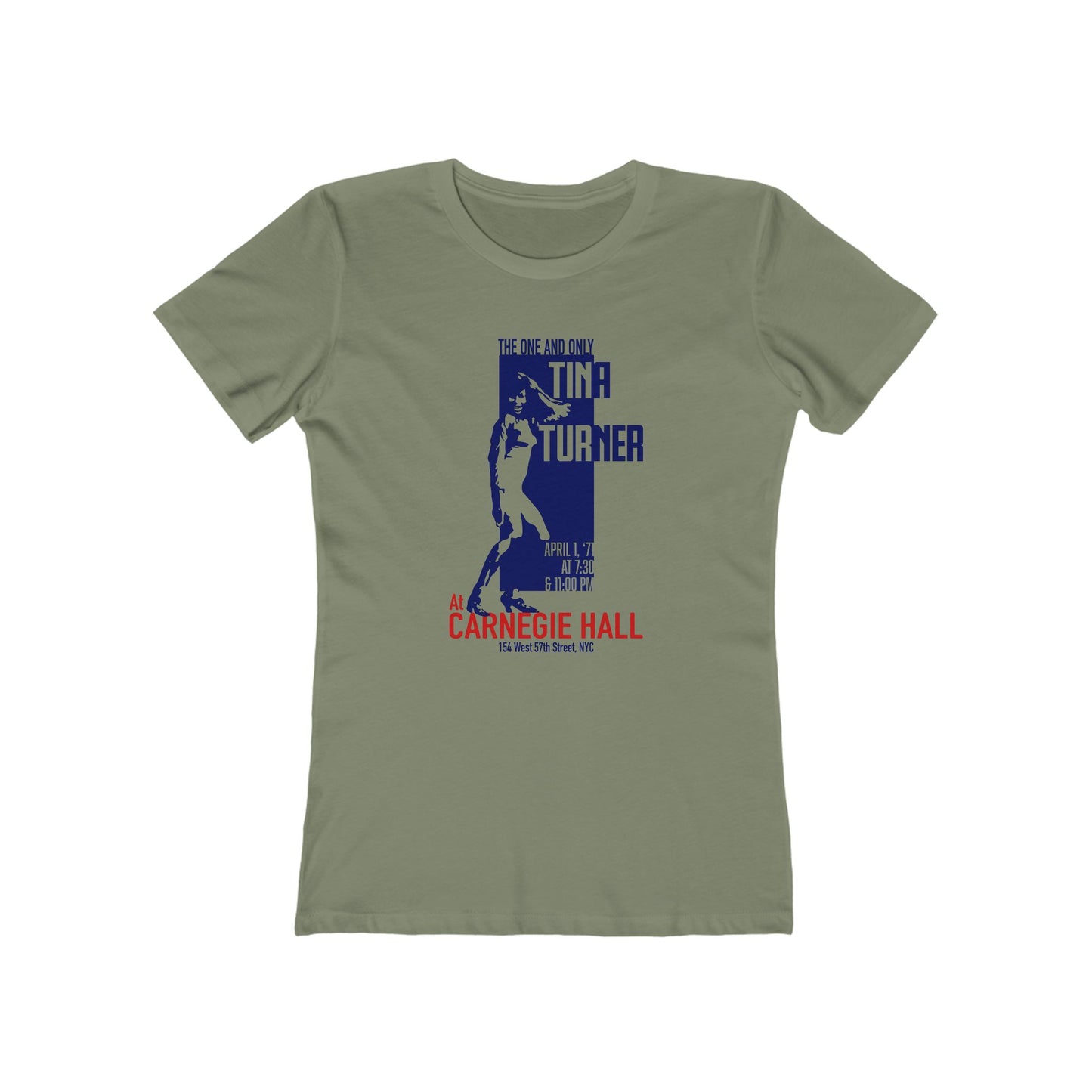 Tina Turner at Carnegie Hall - Women's T-Shirt