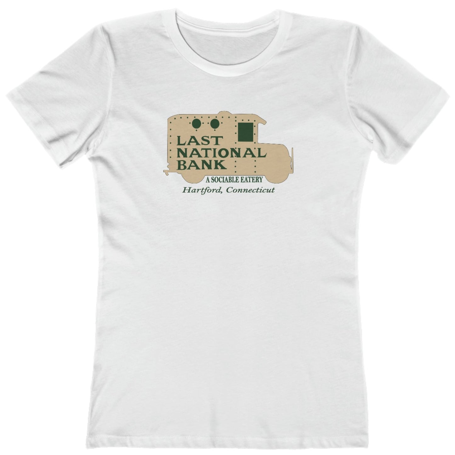 Last National Bank Hartford restaurant t shirt