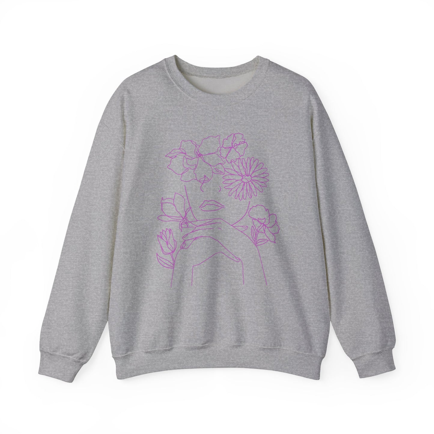 Woman Among the Flowers - Unisex Sweatshirt