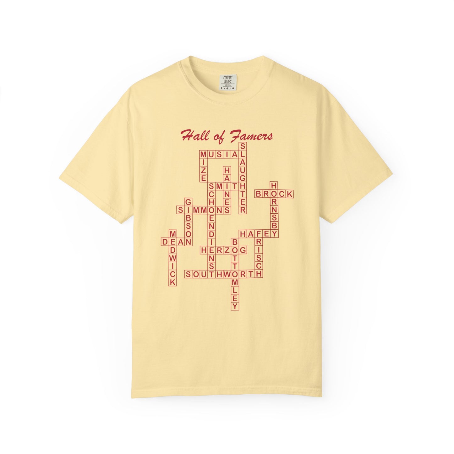 St Louis Cardinals Hall of Famers Crossword Unisex T-Shirt