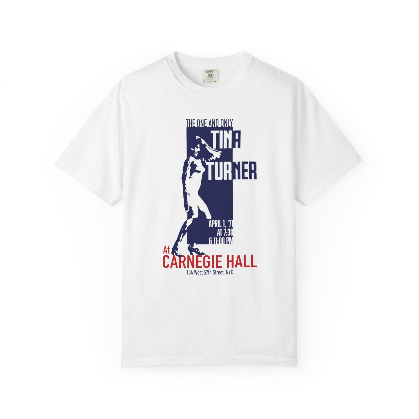 Tina Turner T-Shirt Carnegie Hall Unisex