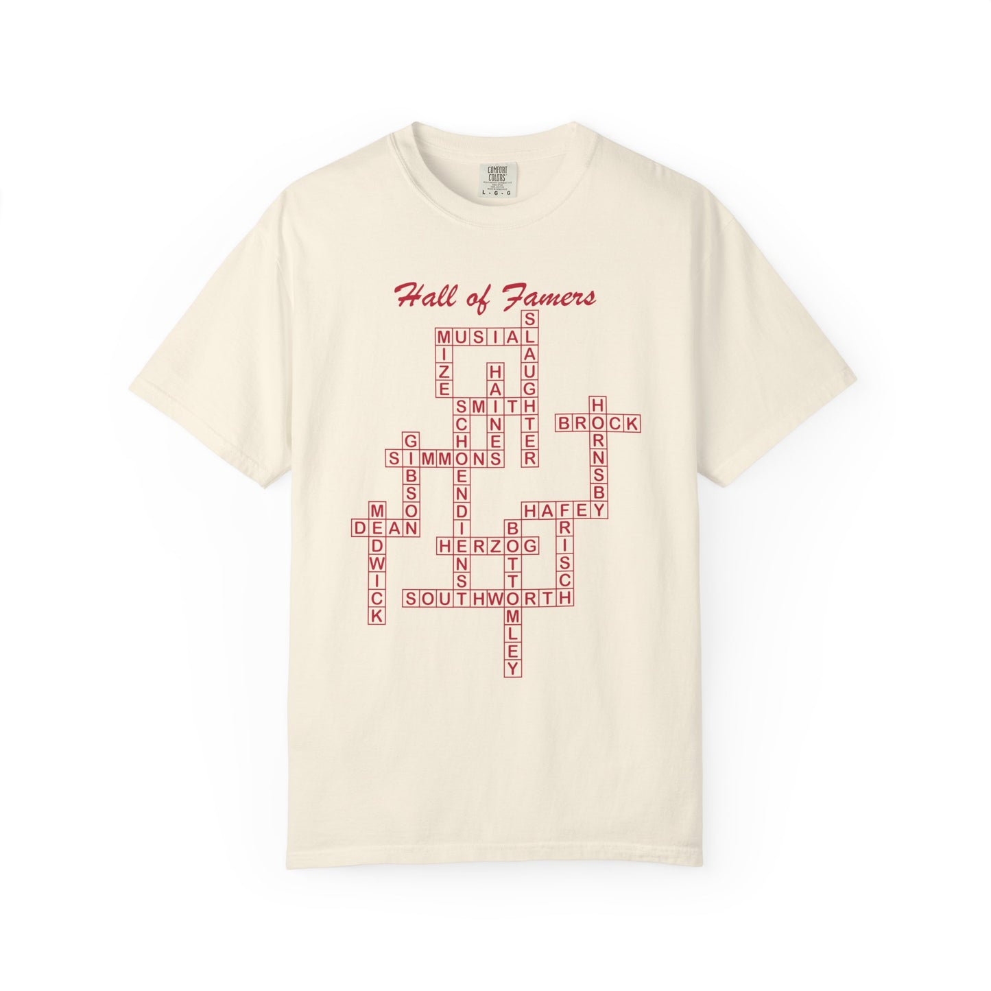 St Louis Cardinals Hall of Famers Crossword Unisex T-Shirt