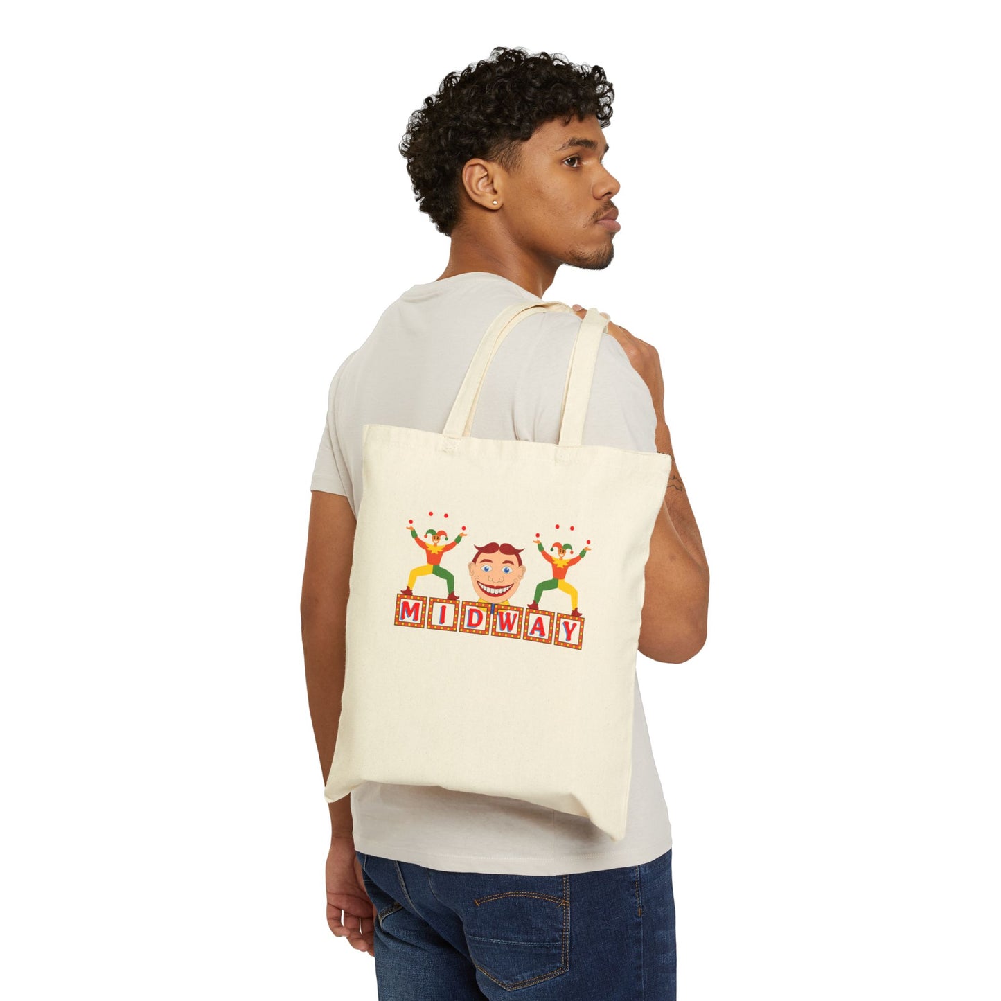 Carnival Midway canvas tote