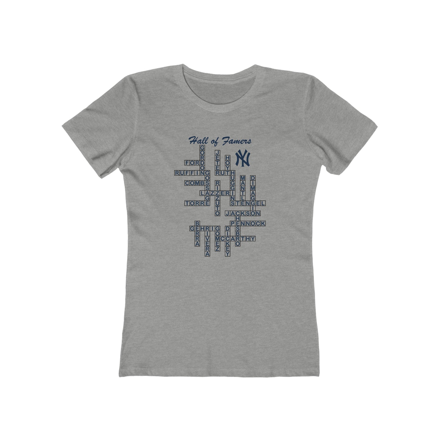 Yankee Legends Crossword - Women's T-Shirt