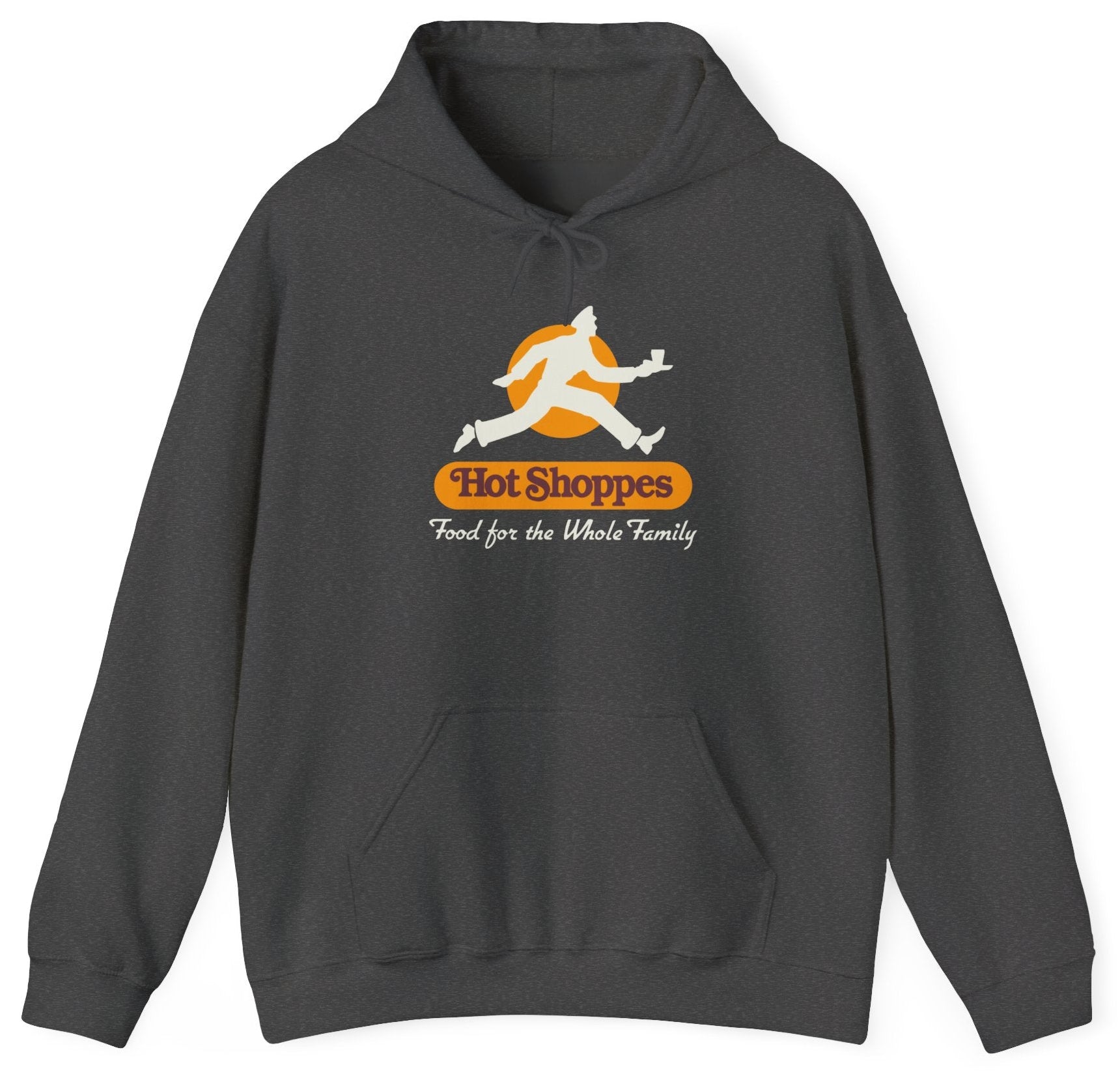 Hoodie with a graphic design and 'Hot Shoppes' text