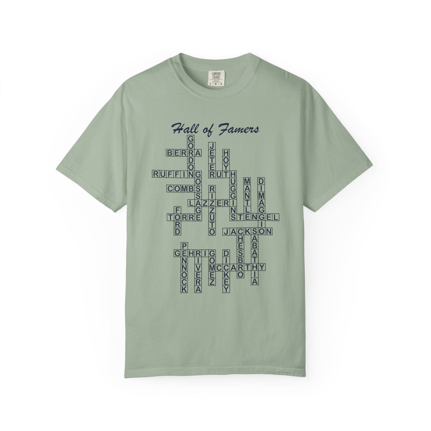 NY Yankees Hall of Famers Crossword Unisex T-Shirt