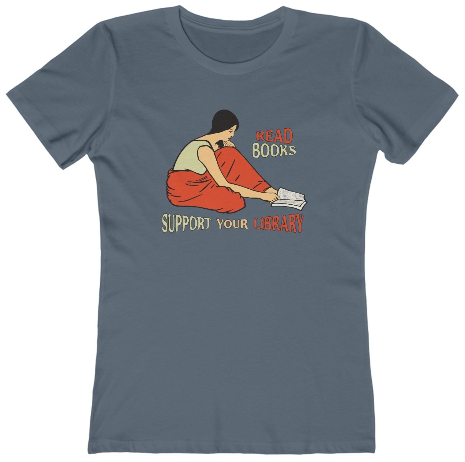 Reading, Books and Library t-shirt