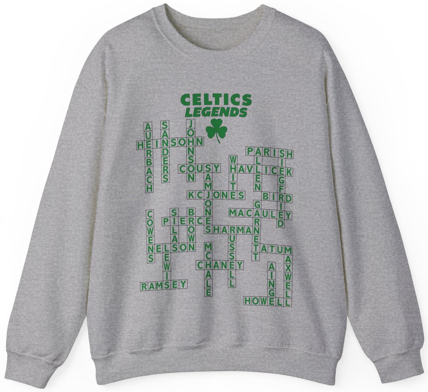 Celtics crossword sweatshirt