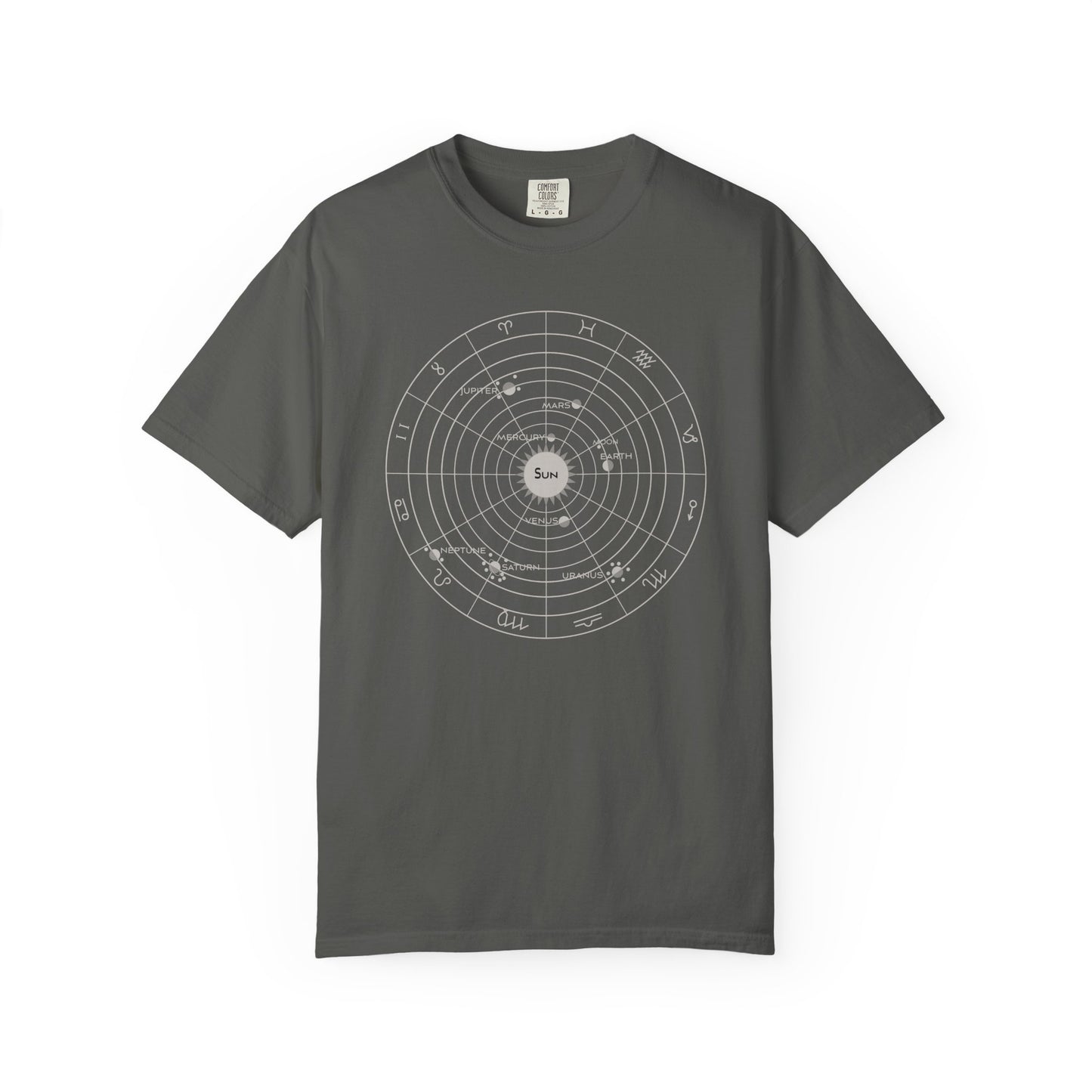 Solar System and Zodiac T-Shirt Unisex