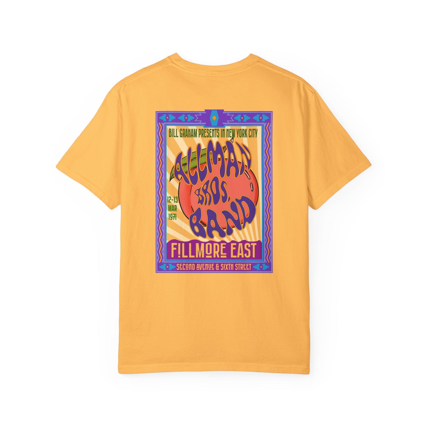 Fillmore East/Allman Bros at the Fillmore Front/Back Unisex T-Shirt