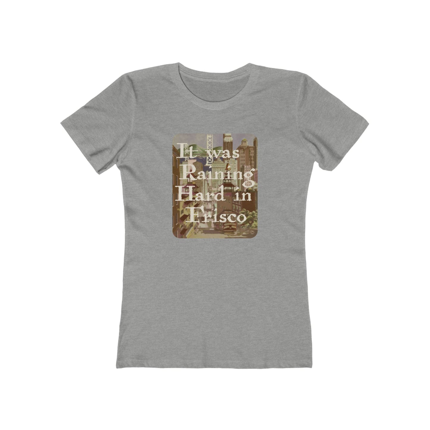 It Was Raining Hard in Frisco - Taxi Harry Chapin - Women's T-Shirt