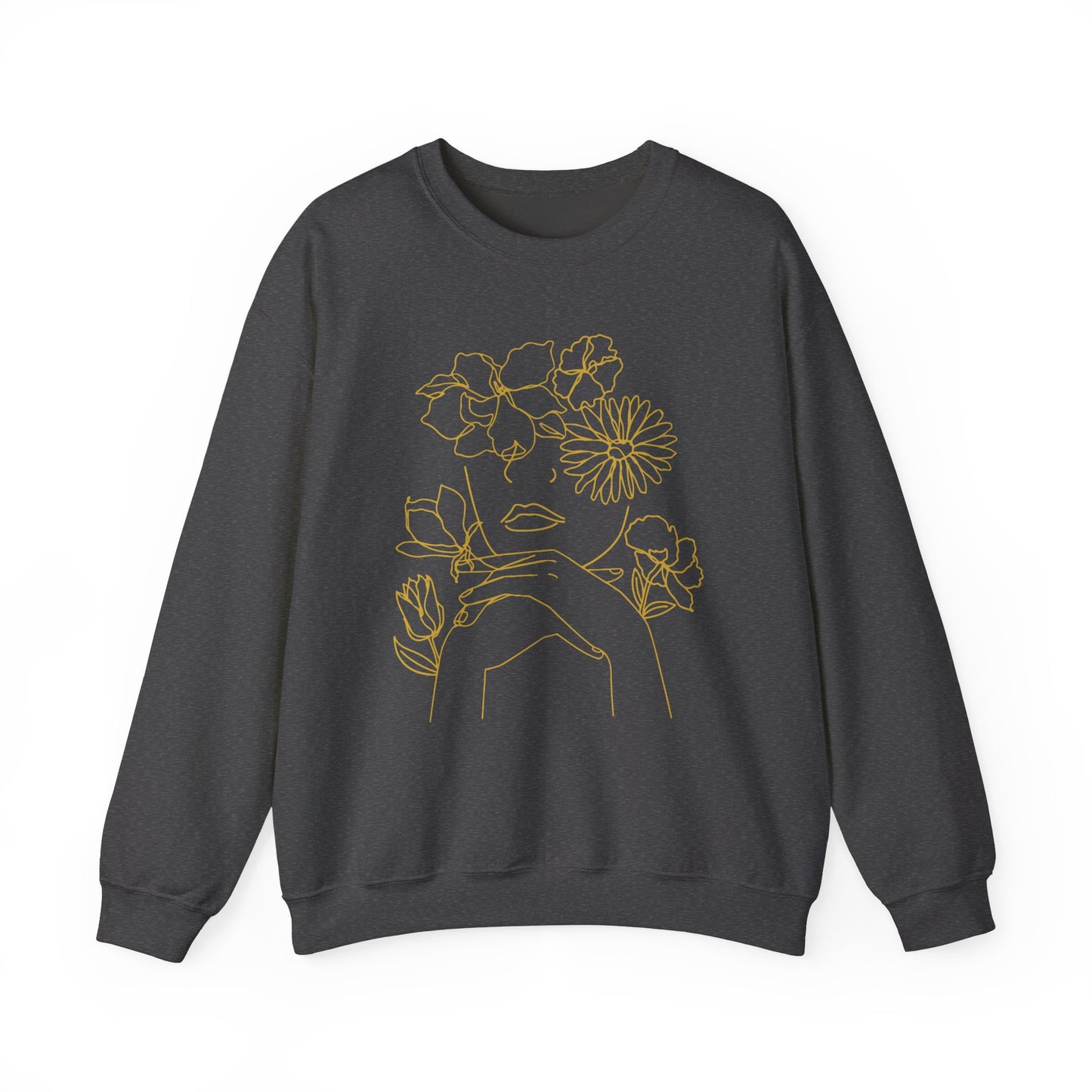 Woman Among the Flowers - Unisex Sweatshirt