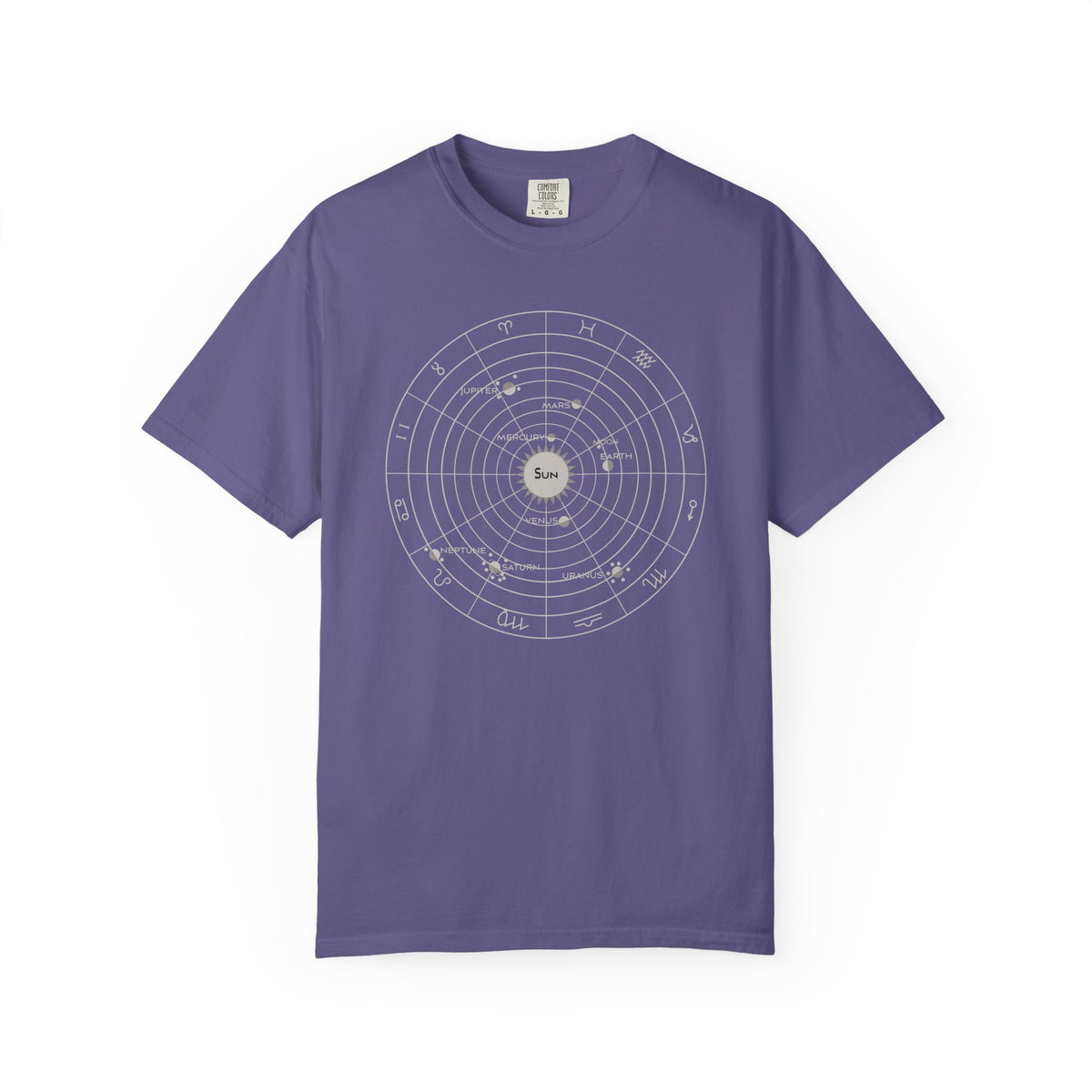 Solar System and Zodiac T-Shirt Unisex