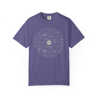 Solar System and Zodiac T-Shirt Unisex