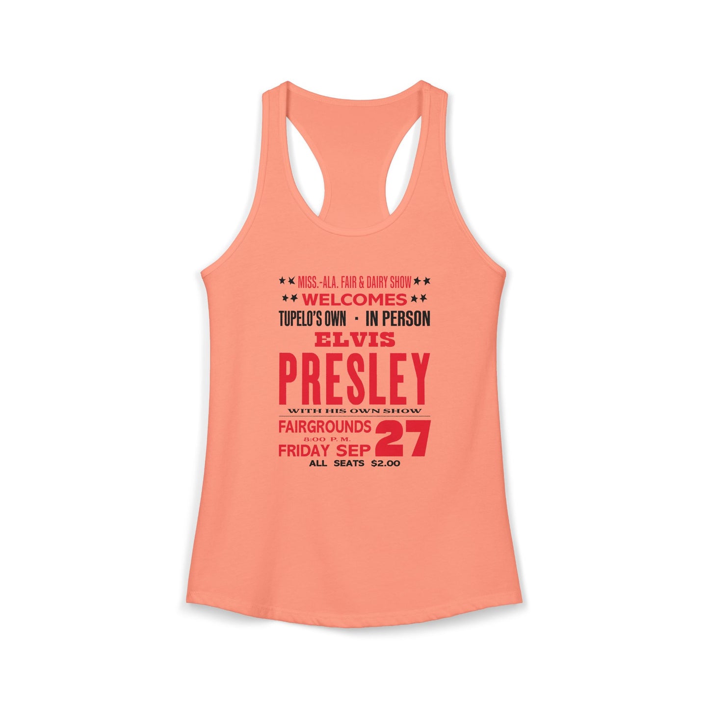 Elvis at the Fair Women's Racerback Tank