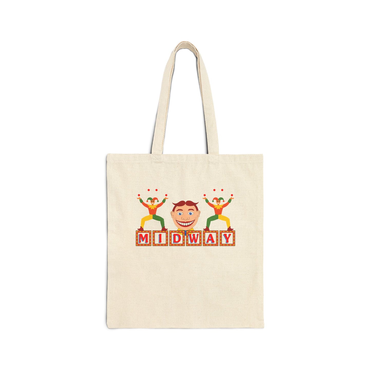Midway, Carnival, Amusement Canvas Tote Bag