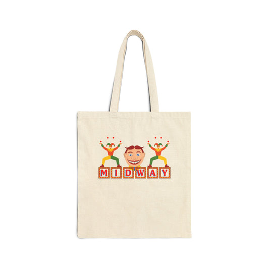 Midway, Carnival, Amusement Canvas Tote Bag