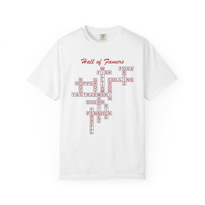 Boston Red Sox Hall of Famers Crossword Unisex T-Shirt