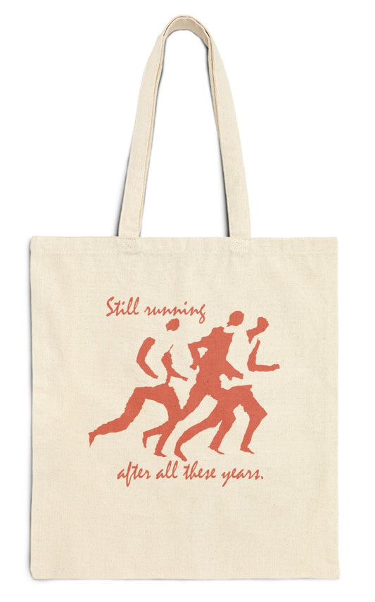 Still Running After All These Years Canvas Tote Bag