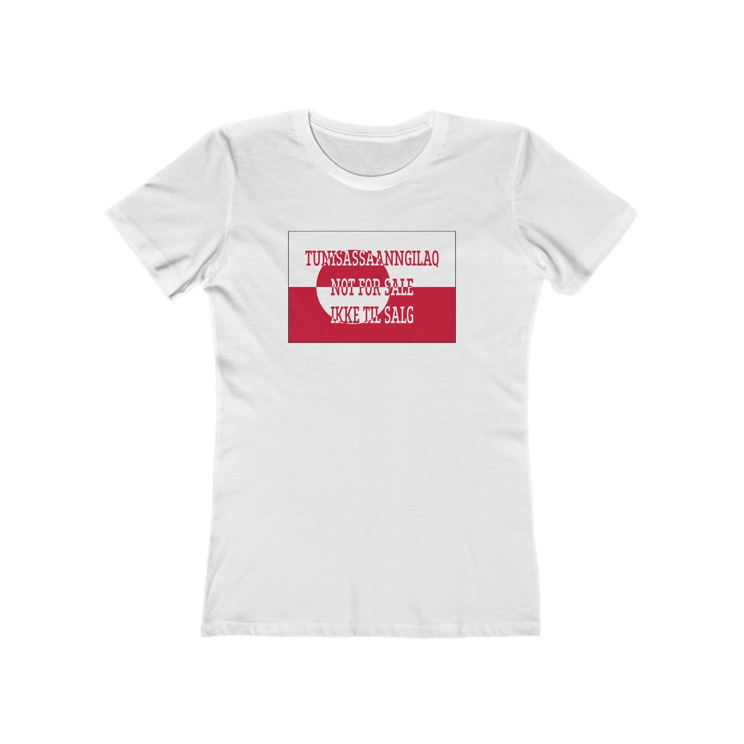 Greenland Flag Not For Sale Women's T-Shirt