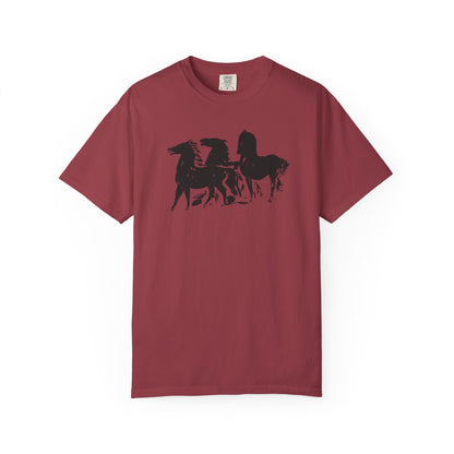3 Horses Unisex T-Shirt