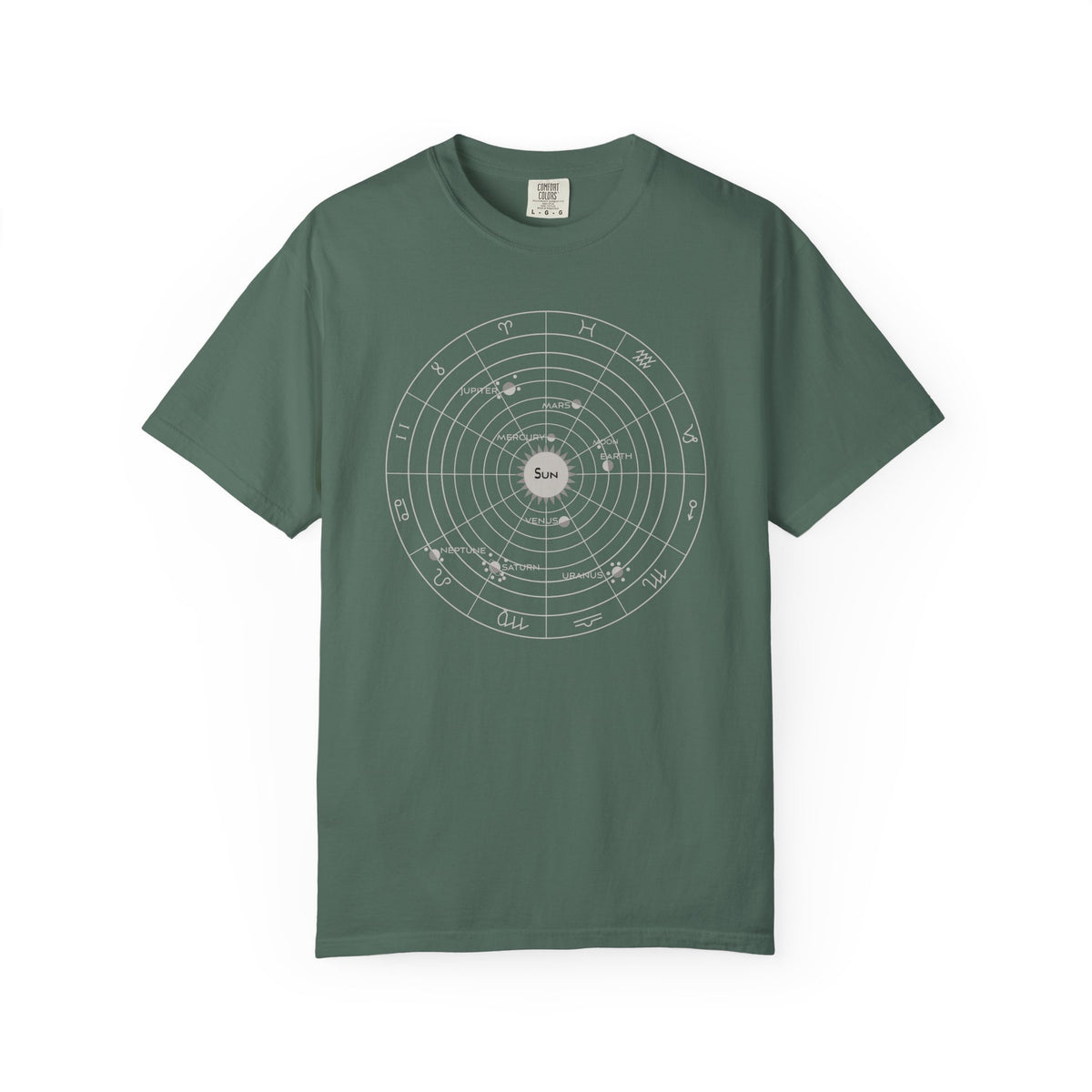 Solar System and Zodiac T-Shirt Unisex